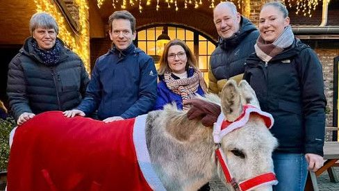 MIT auf dem Weihnachtsmarkt  St. Töniser Obsthof